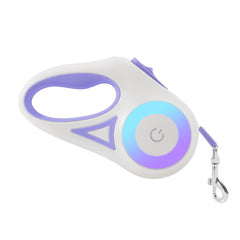 Dog Leash with Built-In Spotlight to Ensure Nighttime Safety