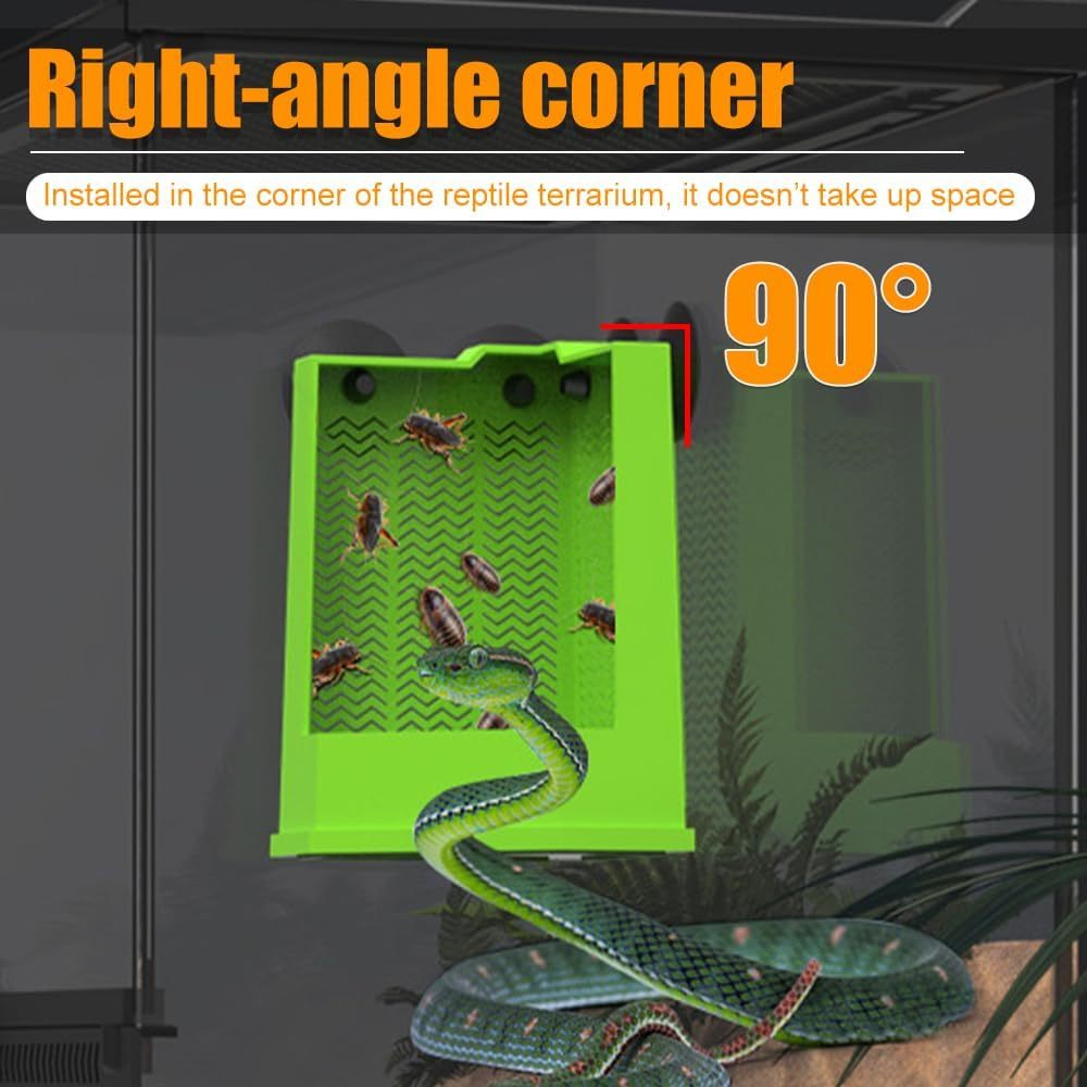 Save Space and Simplify Feeding with This Reptile Feeder