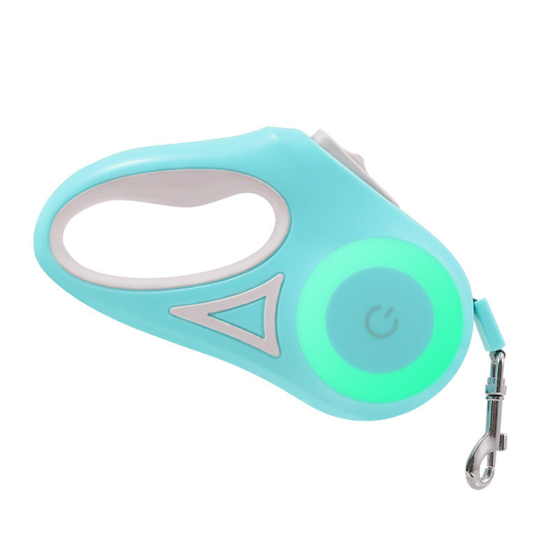 Dog Leash with Built-In Spotlight to Ensure Nighttime Safety