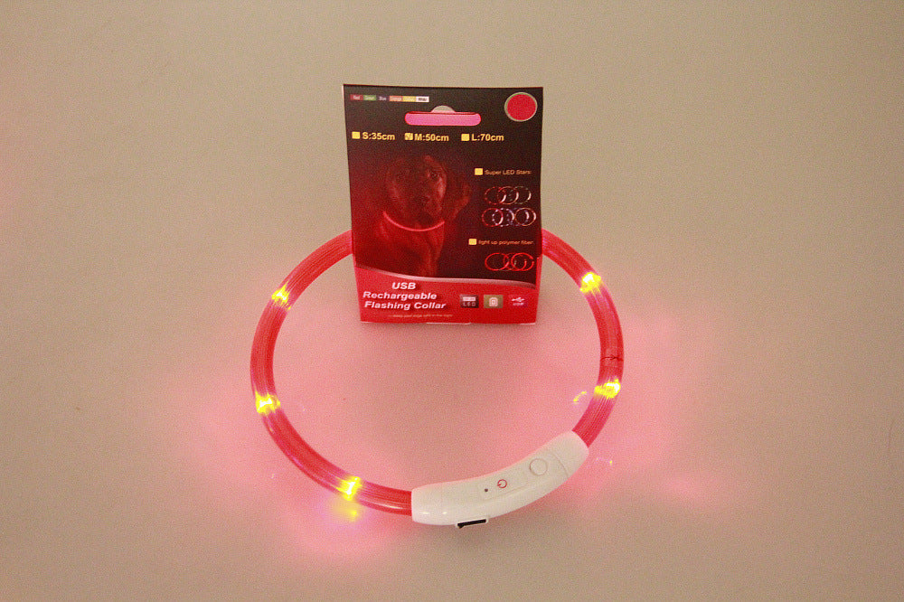 Flashing LED Pet Collar for Night Safety and Visibility