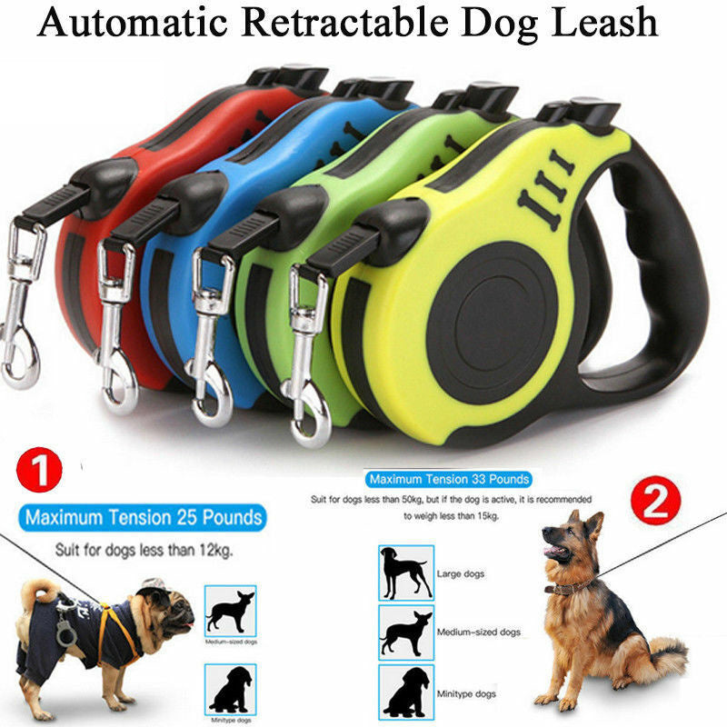 Tangle-Free Retractable Dog Leash