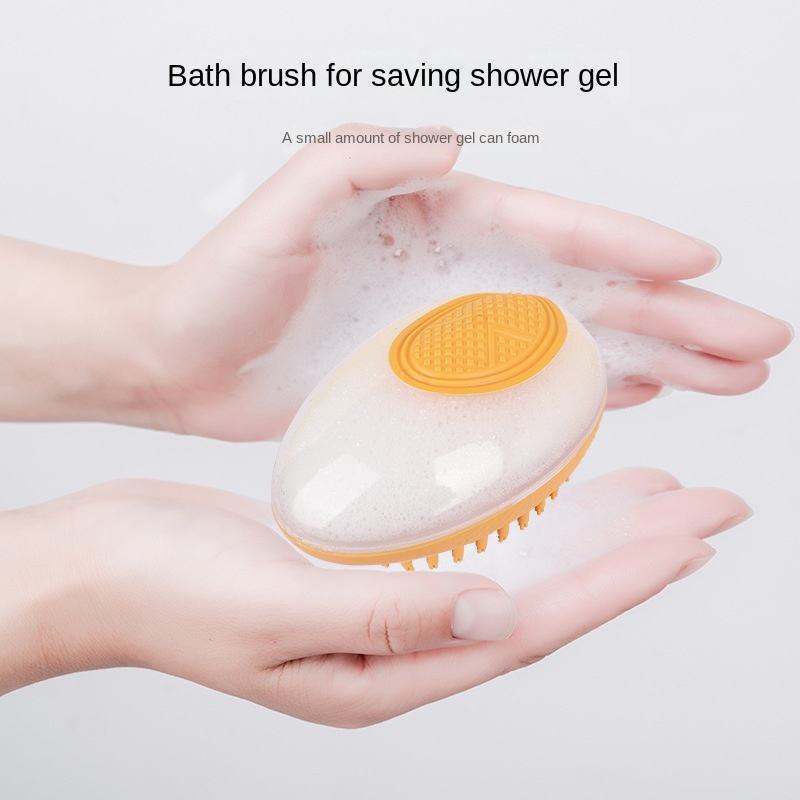 Pamper Your Pet with 2-in-1 Silicone Bath Brush for Grooming