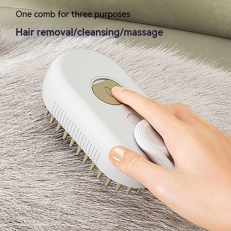 Effortless Grooming & Relaxation for Your Pet with a Steam Brush